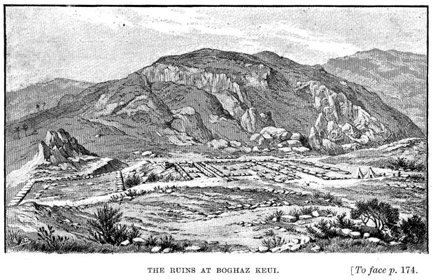 The ruins at Boghaz Keui [op. p.174]