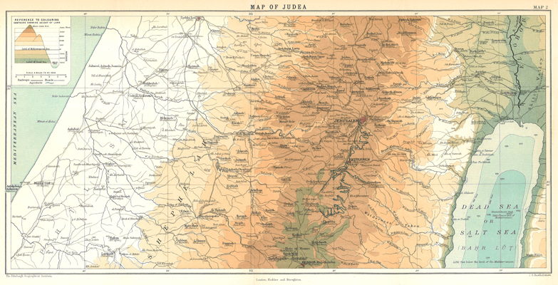Map II. Map of Judaea