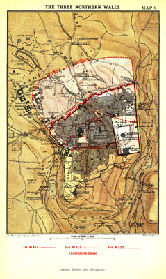 Map VI. The Northern Walls - facing p.241